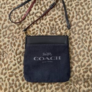 Denim “Kitt” Crossbody by Coach